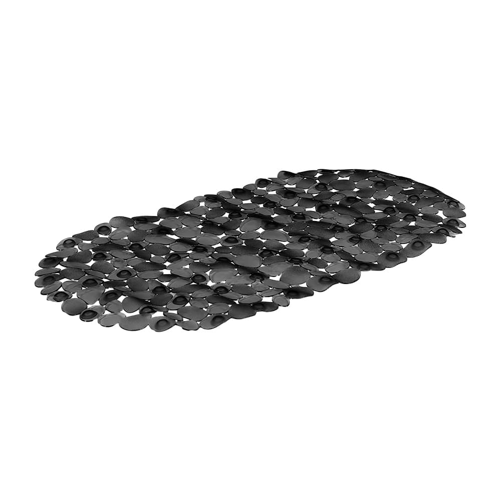 Black Anti-Slip Bath Mat 26&nbsp;3/8&nbsp;in x 13&nbsp;3/8&nbsp;in