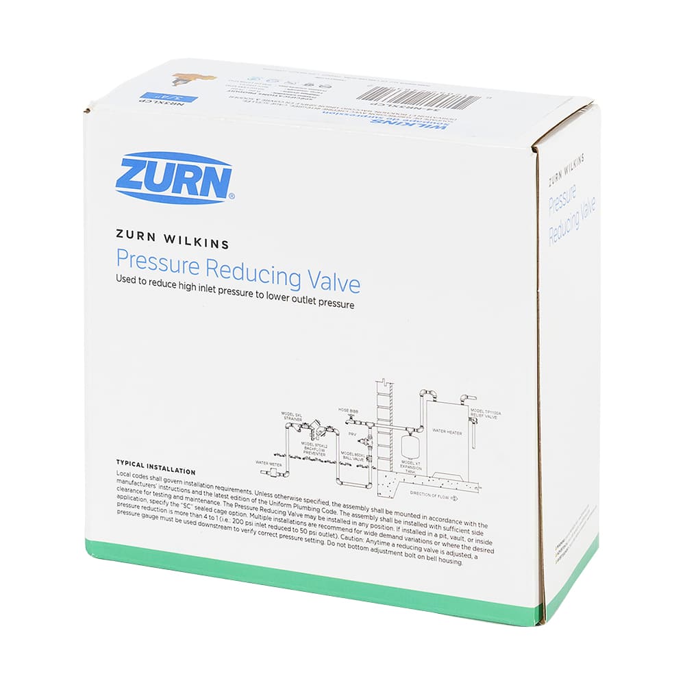 Water Pressure Reducing Valve 3/4 in