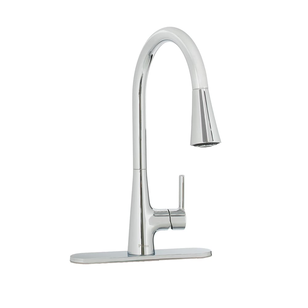 Robinet de cuisine à douchette rétractable 1 poignée Modern chrome PFISTER