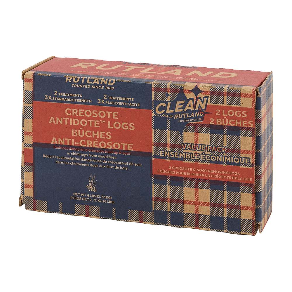 RUTLAND Chimney Sweeping Logs  6&nbsp;lb Pkg/2