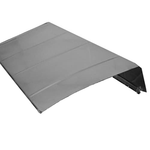 Demi-conduit galvanisé 3 1/4 po x 10&nbsp;po&nbsp;x&nbsp;30&nbsp;po