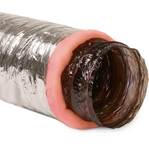 Tuyau flexible isolé 6&nbsp;po x 25&nbsp;pi