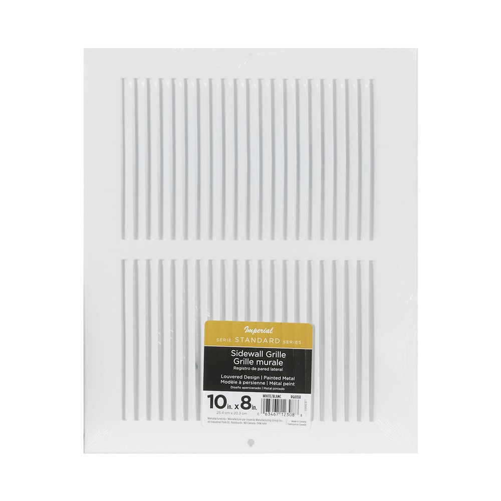 Grille murale 8 po x 10 po