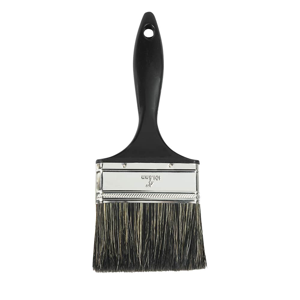 Pinceau à teinture en soies et polyester 4 po