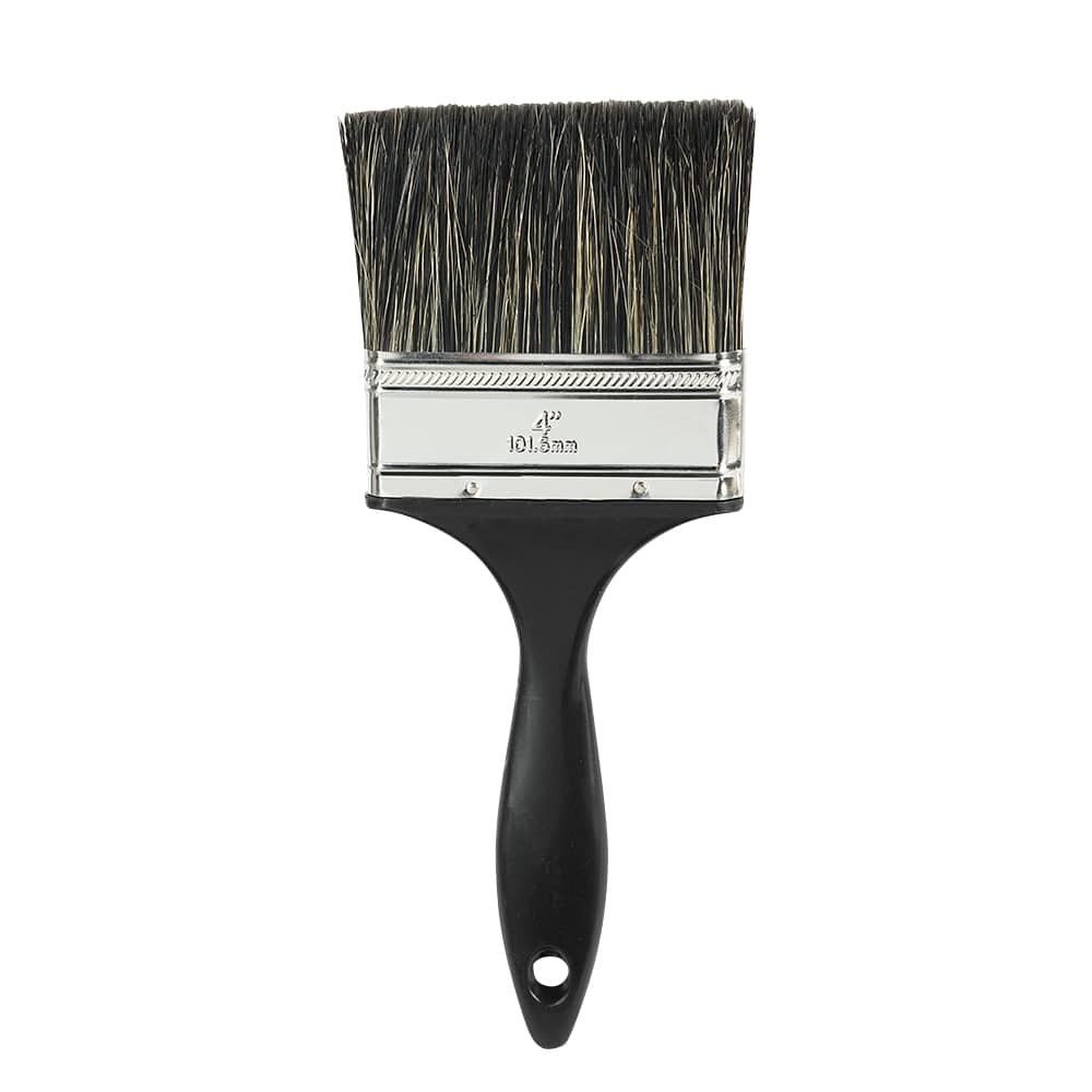 Pinceau à teinture en soies et polyester 4 po