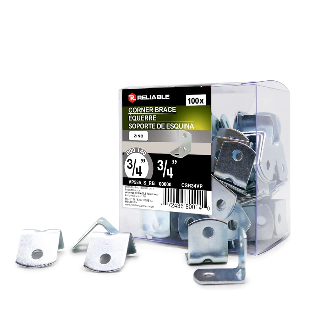 Counter Corner Braces 3/4 in. Pkg/100