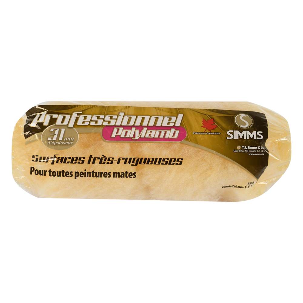 Rouleau à peinturer Polylamb 9 1/2 po 31 mm