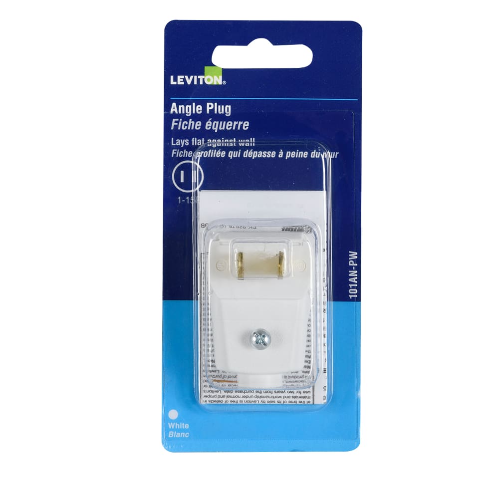 Fiche électrique coudée