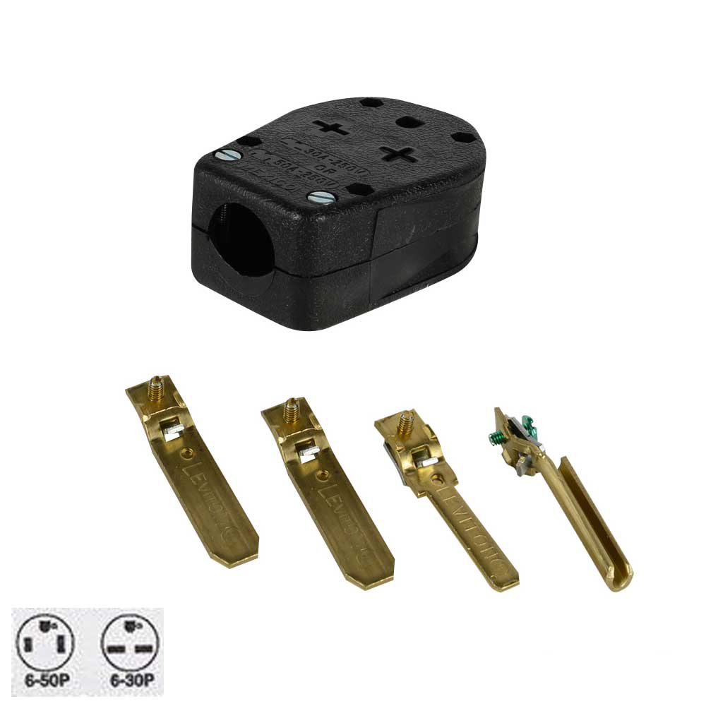 Fiche électrique universelle 30&nbsp;A&nbsp;/&nbsp;50&nbsp;A