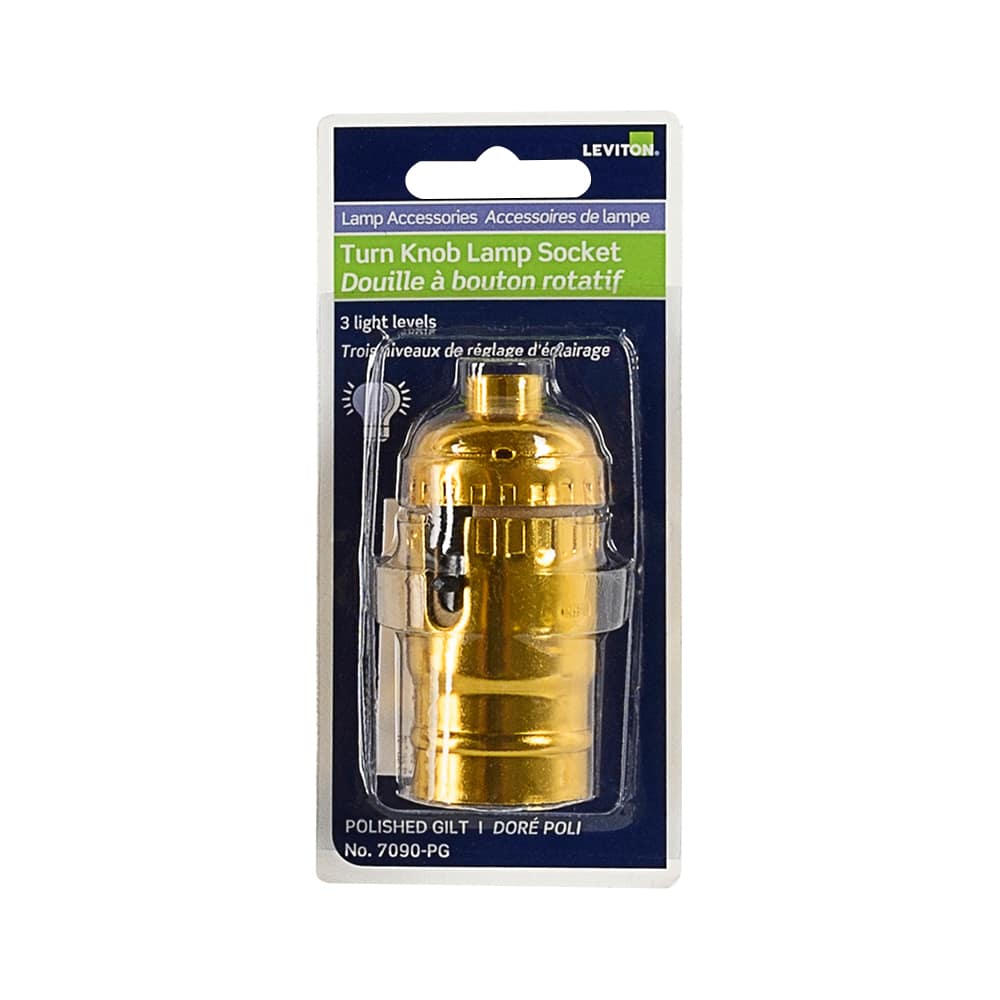 Douille de lampe à 3 intensités