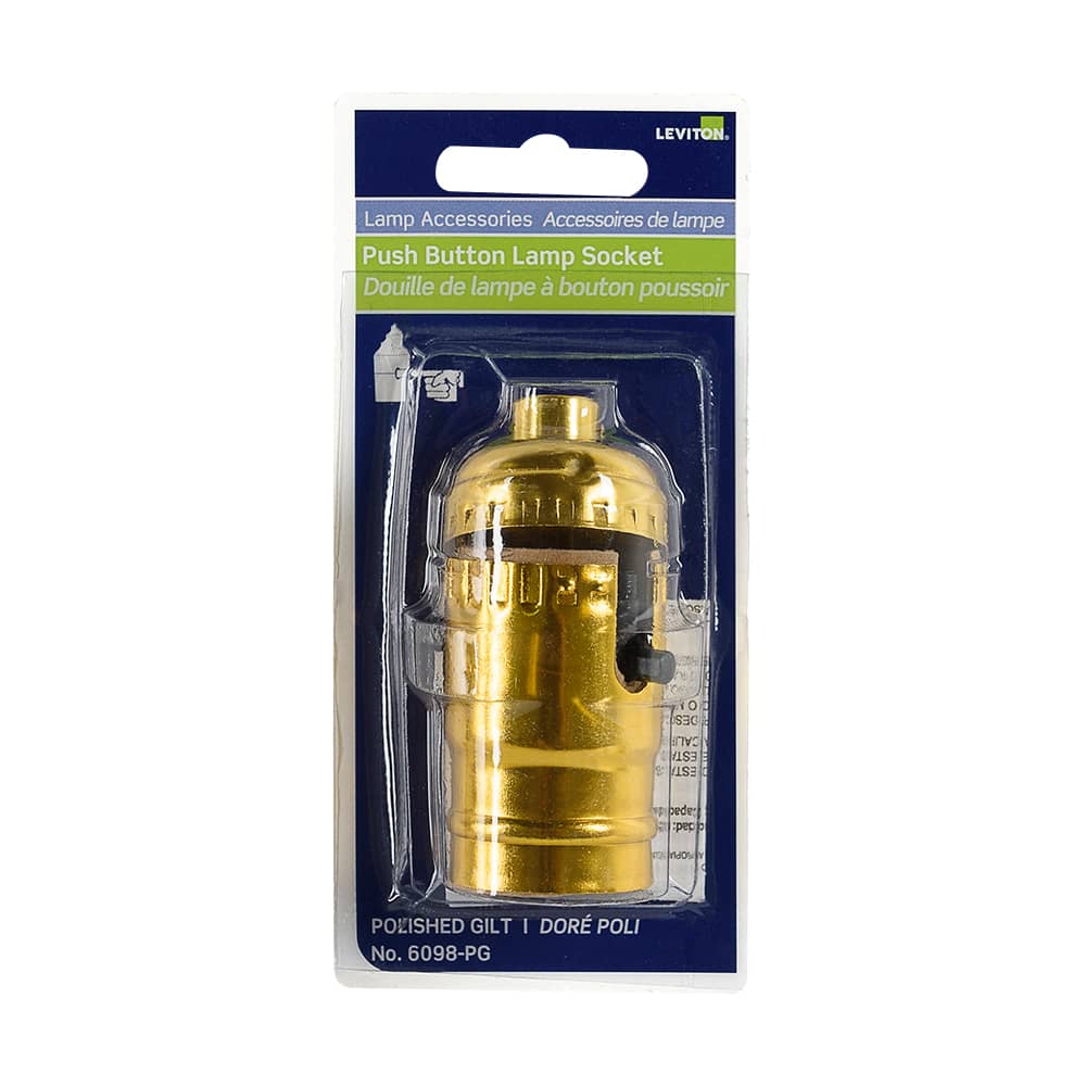 Push-Button Lamp Socket
