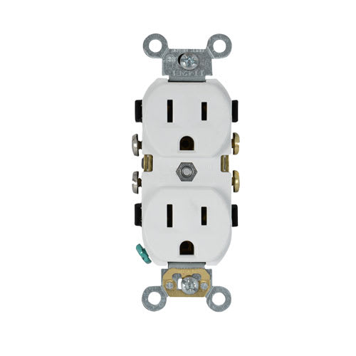 Heavy-Duty Double Electrical Outlet 15 A