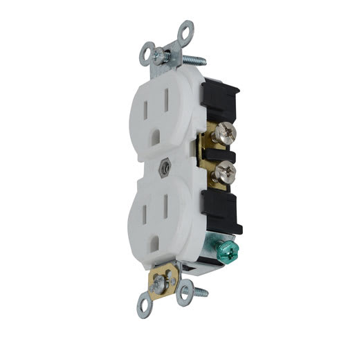 Prise de courant double 15 A robuste