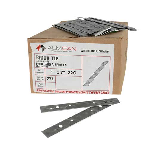 Feuillard à brique 1&nbsp;po&nbsp;x&nbsp;7&nbsp;po vrac