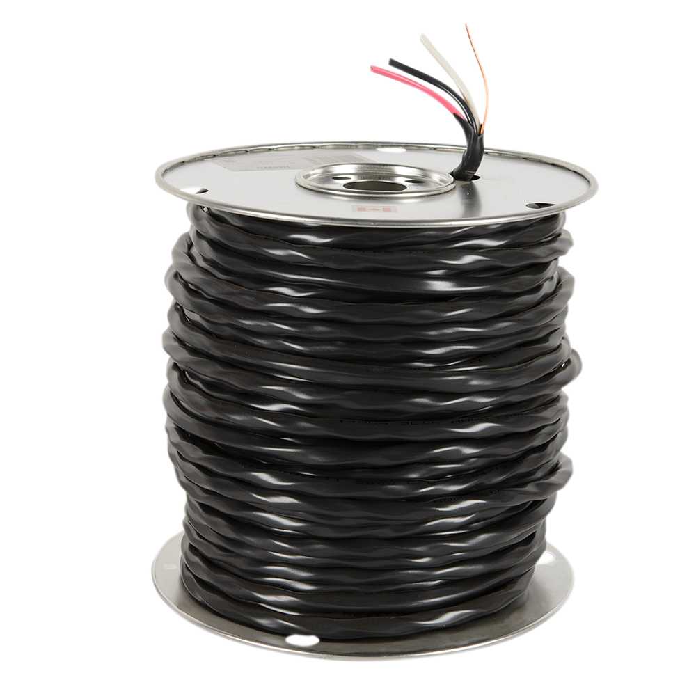 Fil électrique d'extérieur NMWU 14/3 noir vrac