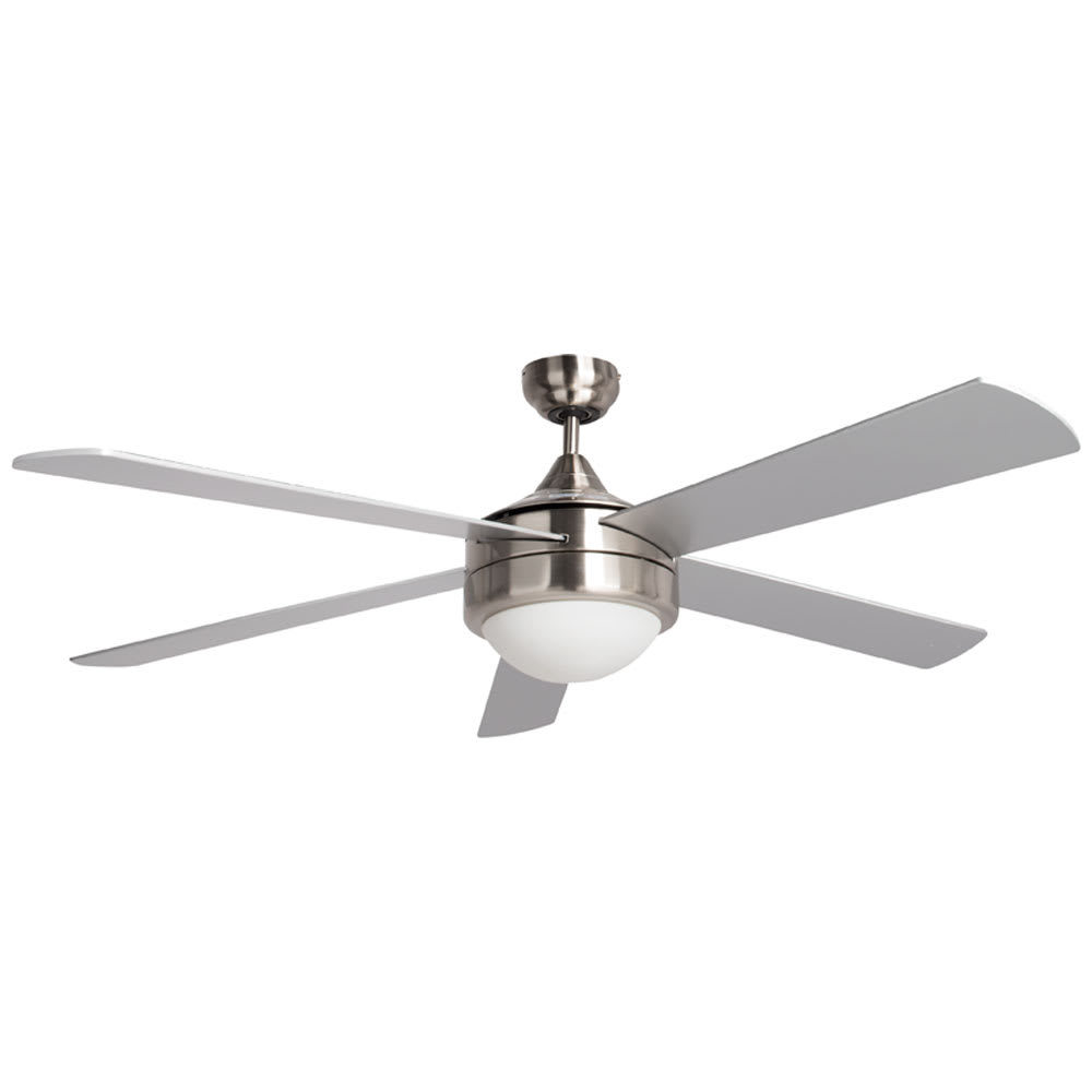Ventilateur de plafond Preston nickel brossé 52&nbsp;po