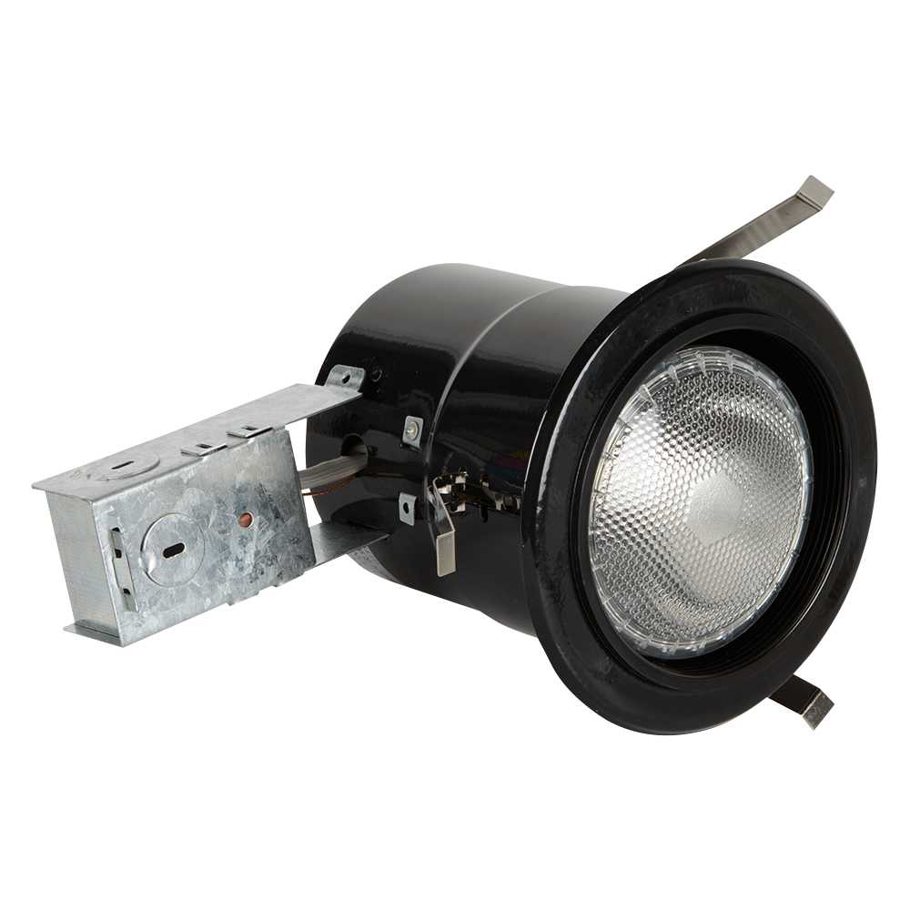 Encastré noir 4 1/2 po