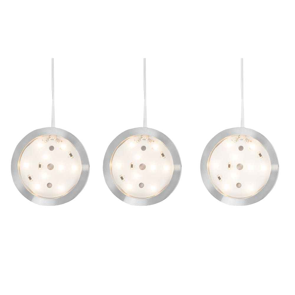 Rondelles d'éclairage à DEL blanc chaud Pqt/3 VERTUO