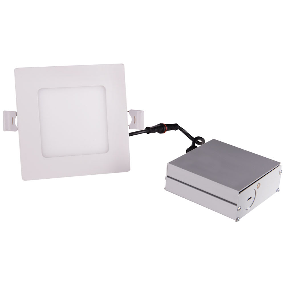 Luminaire encastré à DEL ultramince blanc 4 po x 1/2 po VERTUO