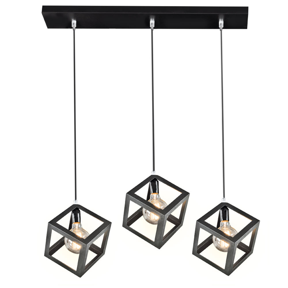 Suspension Kube 3&nbsp;lumières VERTUO