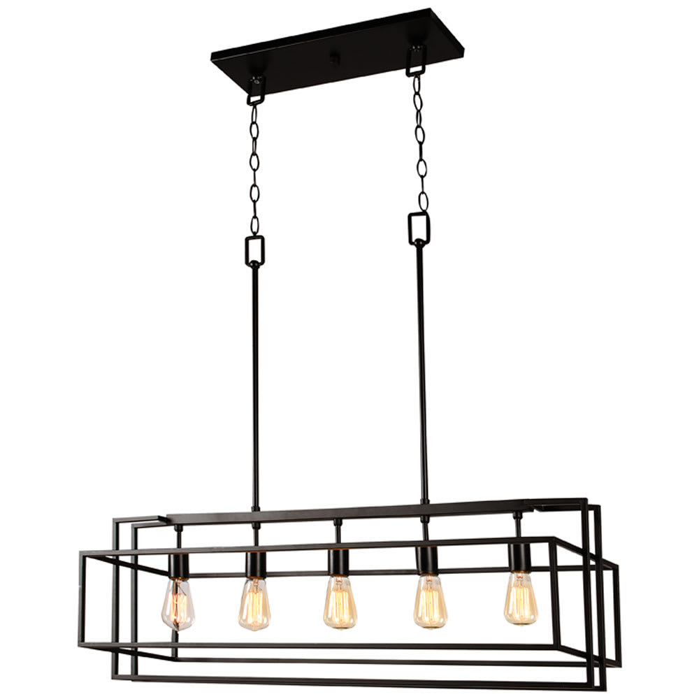 Suspension Verso 5 lumières