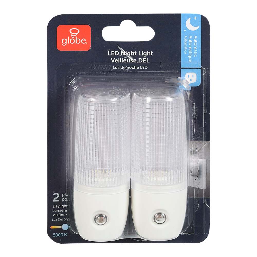 Veilleuses DEL Pqt/2 GLOBE ÉLECTRIQUE
