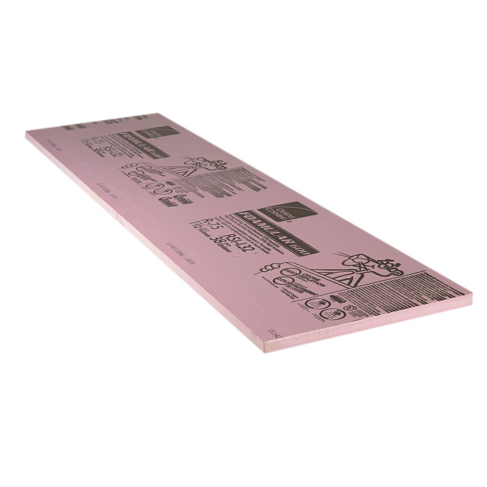 Panneau isolant Foamular NGX F-400 1&nbsp;1/2&nbsp;po&nbsp;x&nbsp;2&nbsp;pi&nbsp;x&nbsp;8&nbsp;pi OWENS CORNING