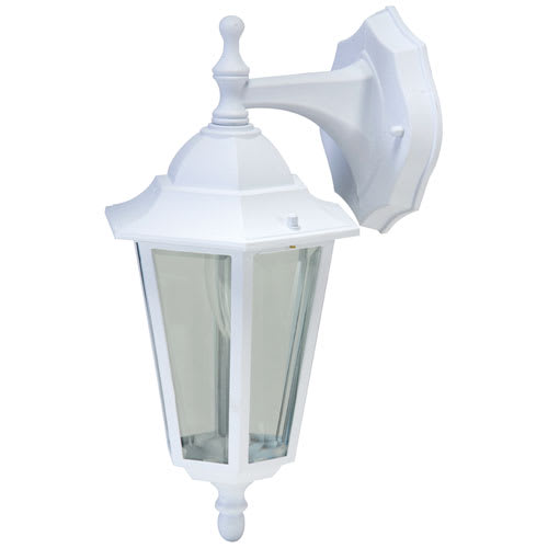 1-Light Outdoor Wall Mount White
