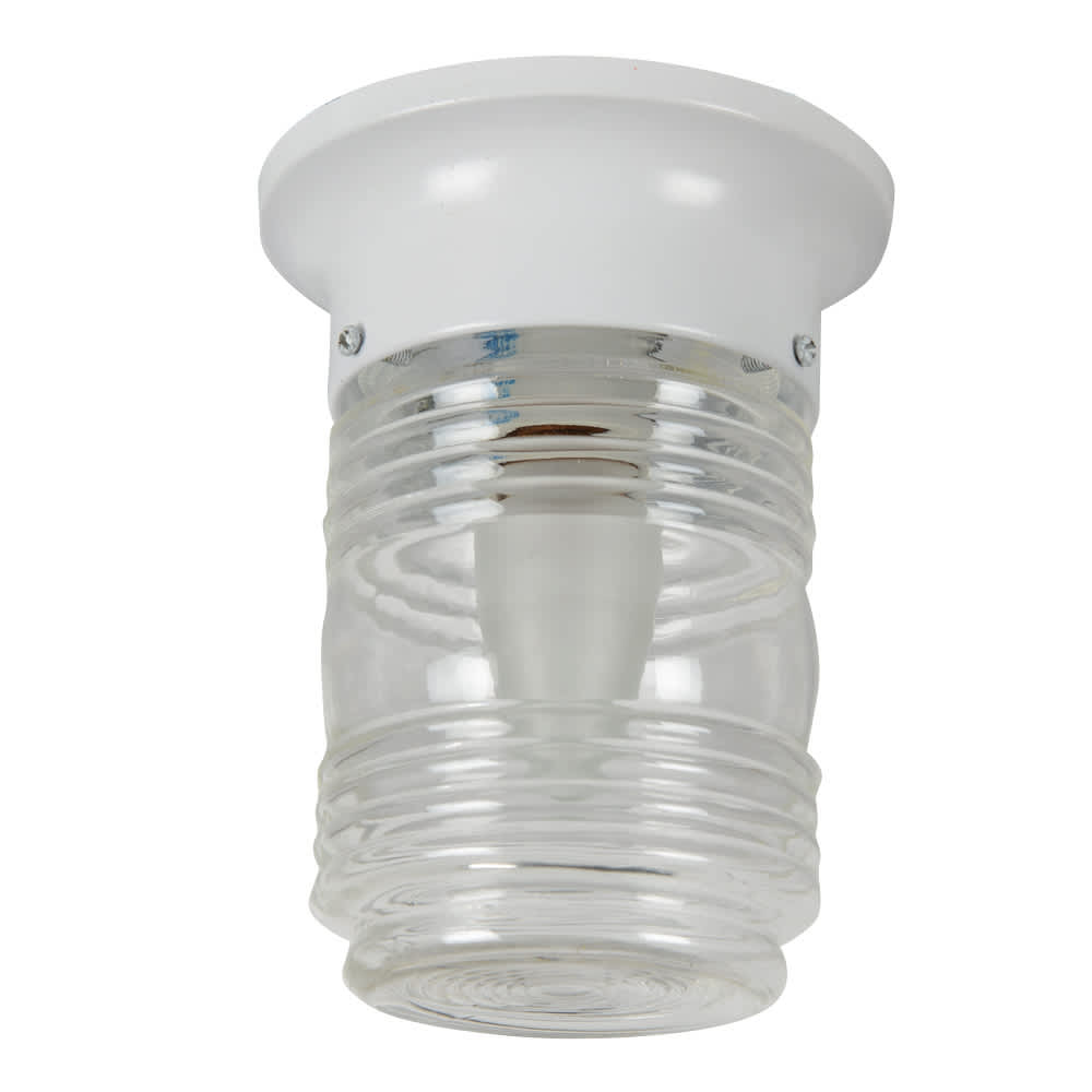 Plafonnier blanc 1 lumière