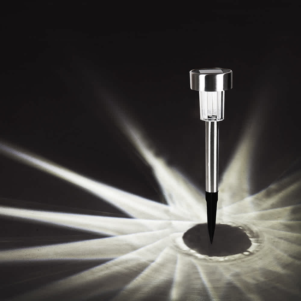 Lampes à énergie solaire Inox Pqt/6 VERTUO