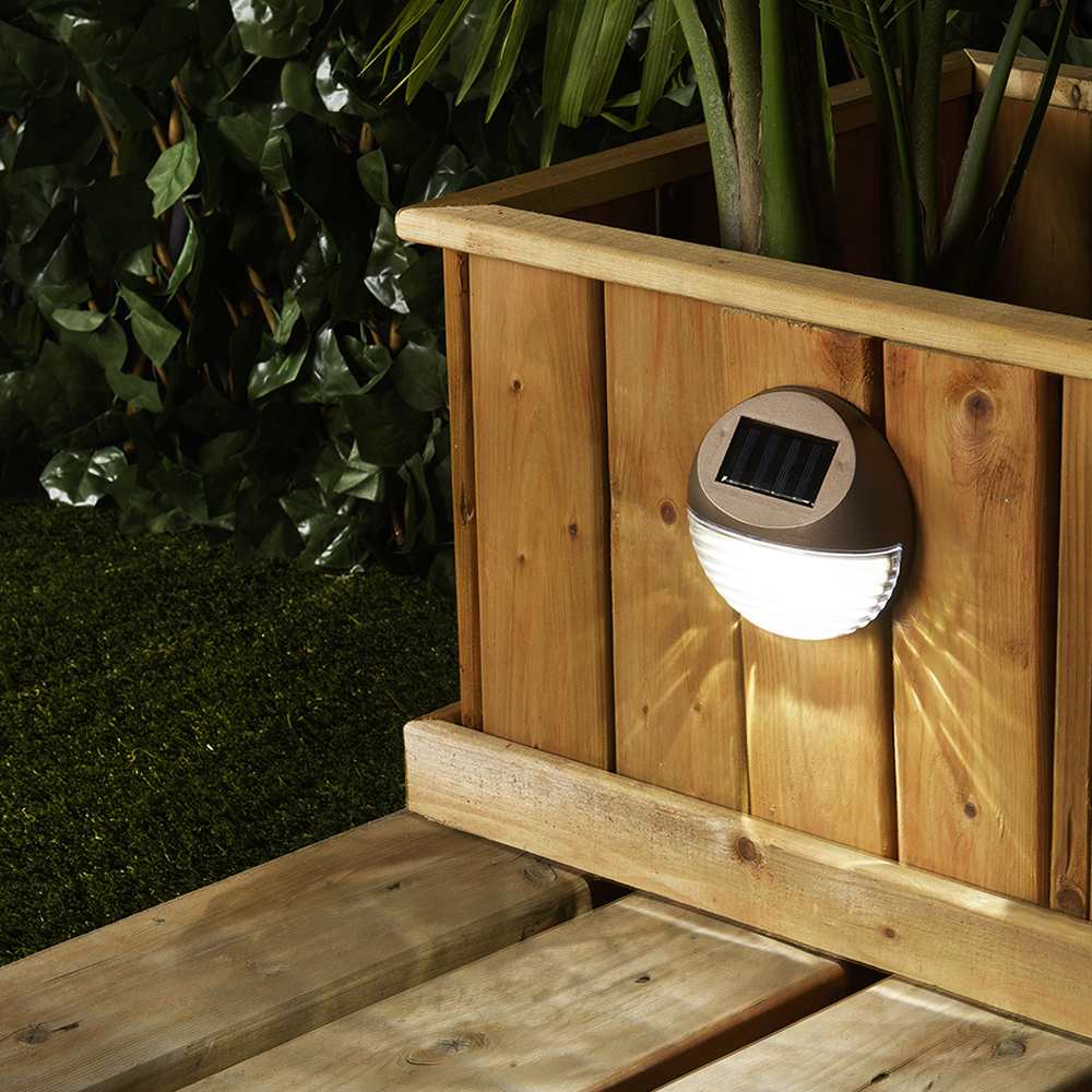 VERTUO Copper Stair Riser Solar Light