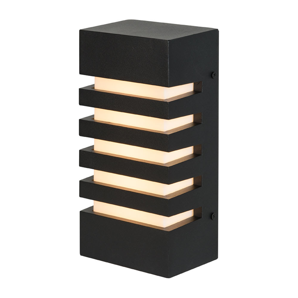 Fidjy LED Outdoor Wall Mount Black