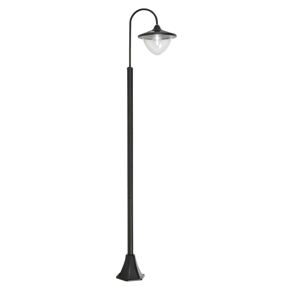 VERTUO Solar Lamp Post Black