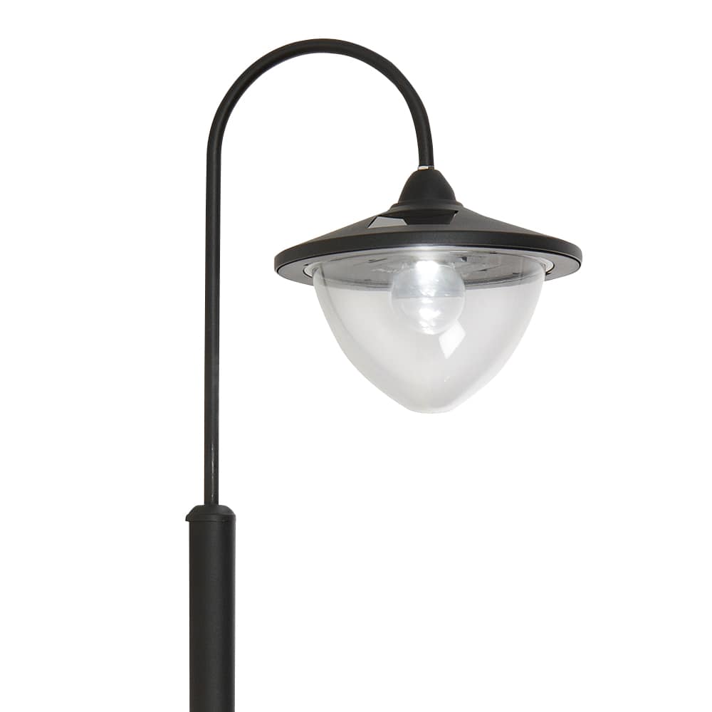 VERTUO Solar Lamp Post Black