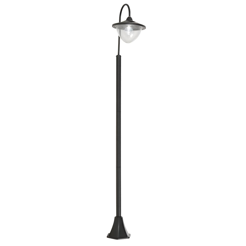 VERTUO Solar Lamp Post Black