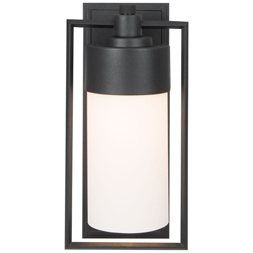 Moare 1-Light Outdoor Wall Mount Black