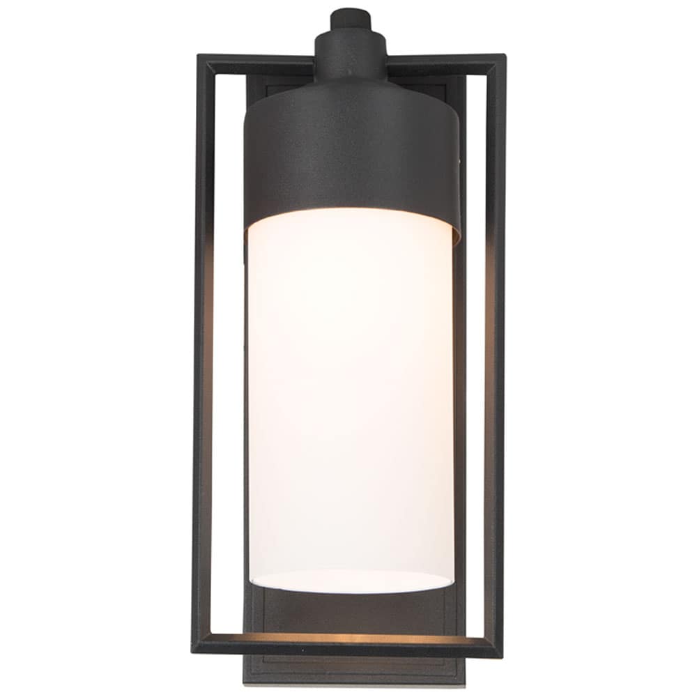 Applique murale d'extérieur Moare noire 1 lumière