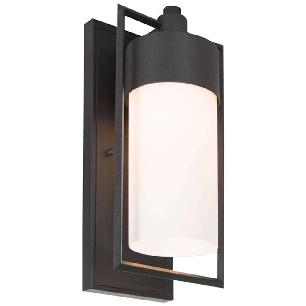 Applique murale d'extérieur Moare noire 1 lumière