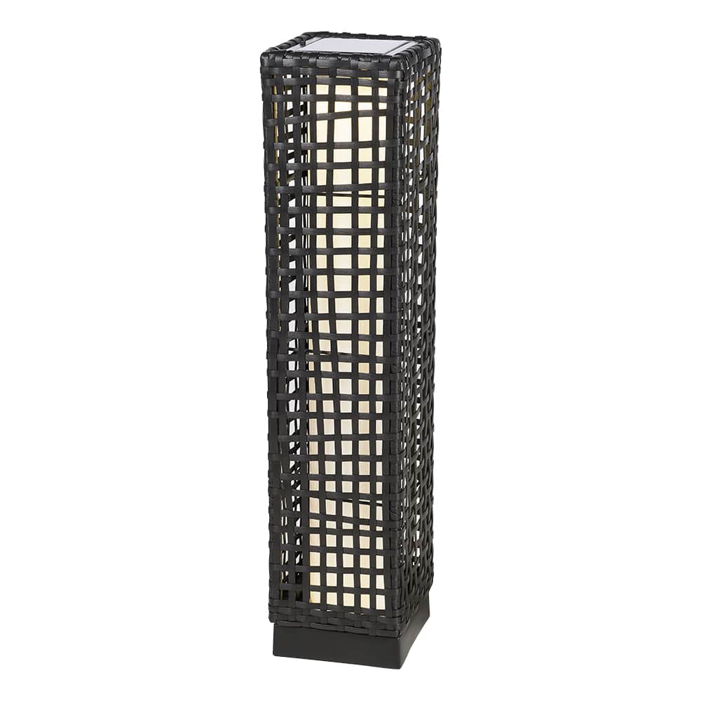 Lampe de plancher à énergie solaire Rotin VERTUO