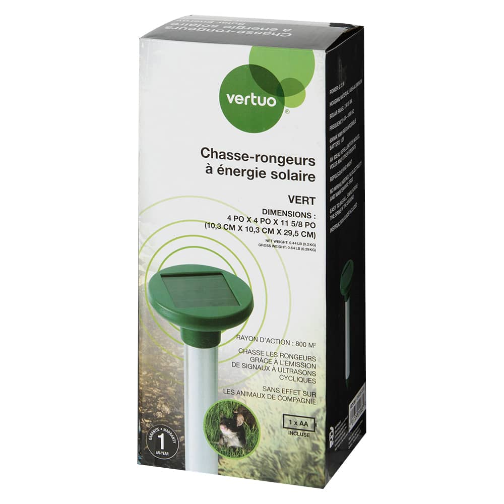 VERTUO Solar Energy Rodent Repeller