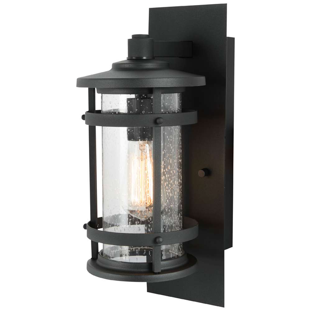 Duffy 1-Light Outdoor Wall Mount Black