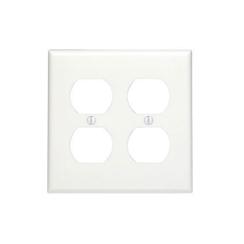 Plaque double de prises électriques