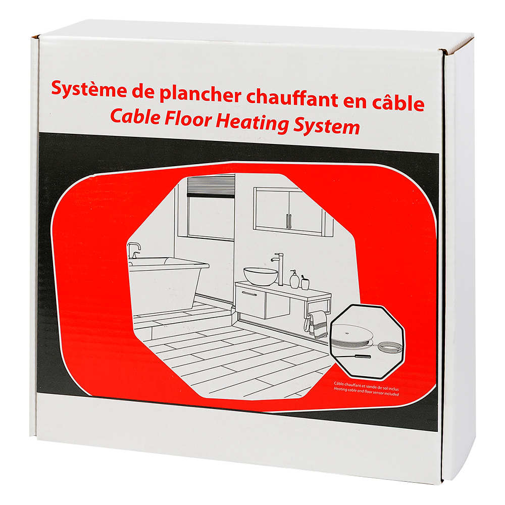 Système de plancher chauffant 475&nbsp;W