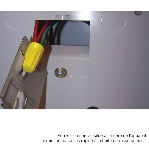 Convecteur électrique mural CEG avec thermostat 2 000 W Noir