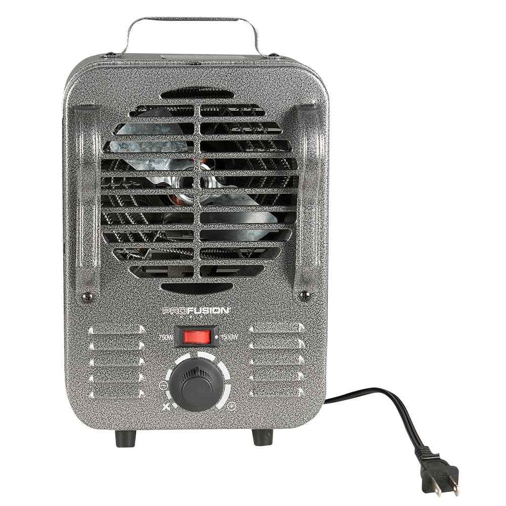 Chaufferette électrique d'appoint à air pulsé 750 W / 1 500 W