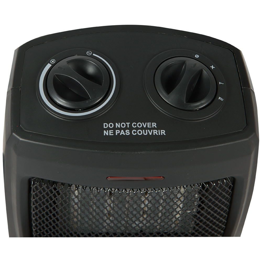 Chaufferette électrique d'appoint à céramique 750 W / 1 500 W