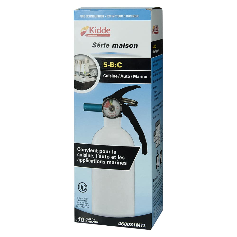 Extincteur pour la cuisine Classe&nbsp;5&nbsp;B&nbsp;:&nbsp;C 2 lb