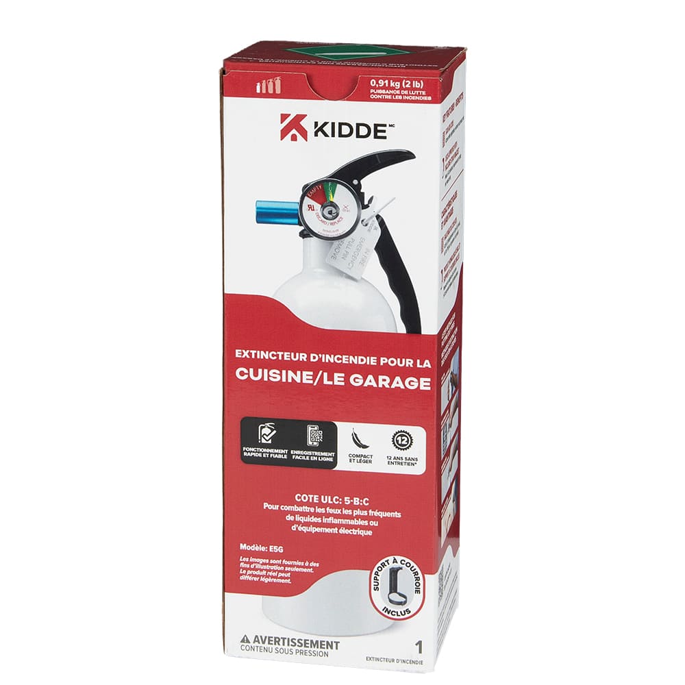 Extincteur pour la cuisine Classe&nbsp;5-B:C 2&nbsp;lb