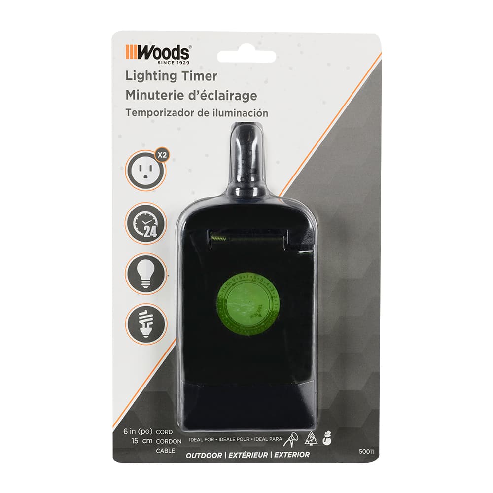 Minuterie programmable pour l'extérieur