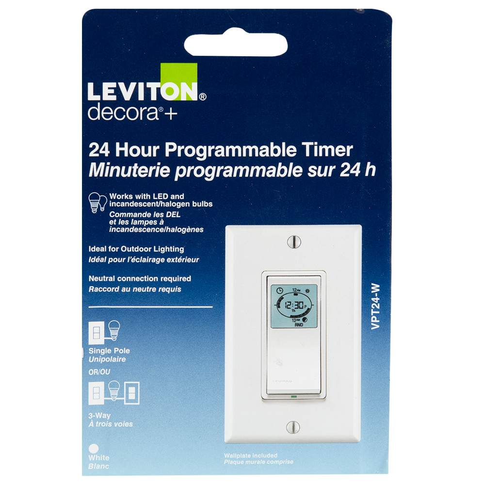 Interrupteur à minuterie programmable Decora